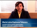 Gestión de las partes interesadas: Medio ambiente y público interno - María Luisa Espinosa Talavera