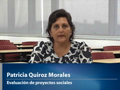 Evaluación de proyectos sociales - Patricia Quiroz Morales