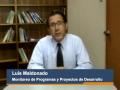 Monitoreo de Programas y proyectos de Desarrollo - Luis Maldonado