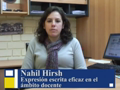 Presentación - Nahil Hirsh - Expresión escrita eficaz en el ámbito docente