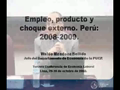 Tercera Conferencia de Economía Laboral - Inauguración - Waldo Mendoza