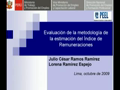 Tercera Conferencia de Economía Laboral - Julio César Ramos