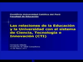 Conferencia y comentaristas Ciencia,tecnología  e innovación en la Educación Superior - EXPOSITOR: Fernando Villarán 