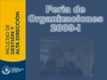 Feria de Organizaciones 2009-1