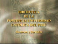 Biblioteca de la PUCP - Versión 2004